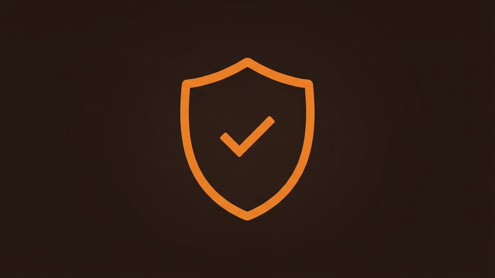 Icône orange de paiement sécurisé